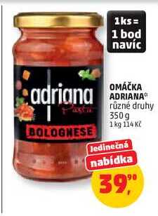 OMÁČKA ADRIANA různé druhy, 350 g