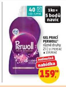 GEL PRACÍ PERWOLL různé druhy, 2 l