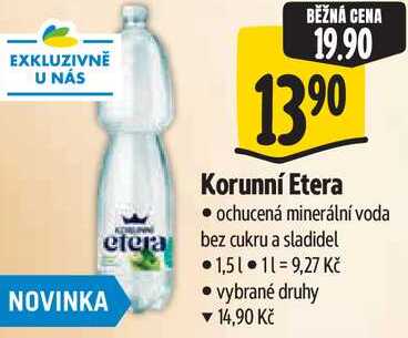 Korunní Etera, 1,5 l