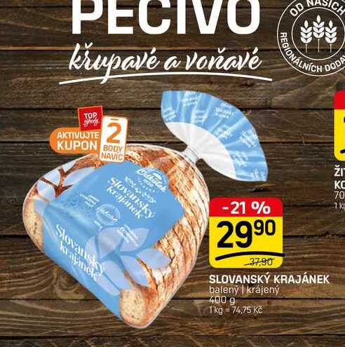 SLOVANSKÝ KRAJÁNEK balený | krájený 400 g 