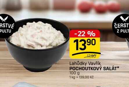 POCHOUTKOVÝ SALÁT* 100 g