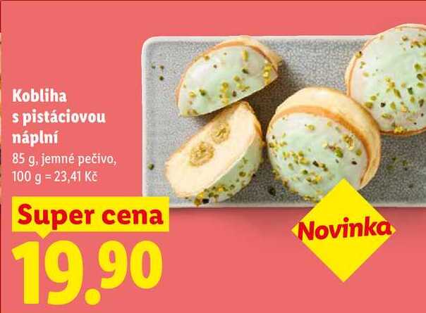 Kobliha s pistáciovou náplní, 85 g