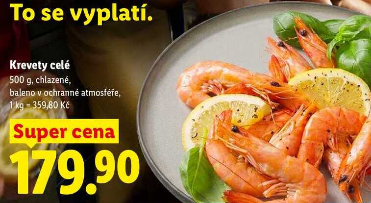 Krevety celé 500 g