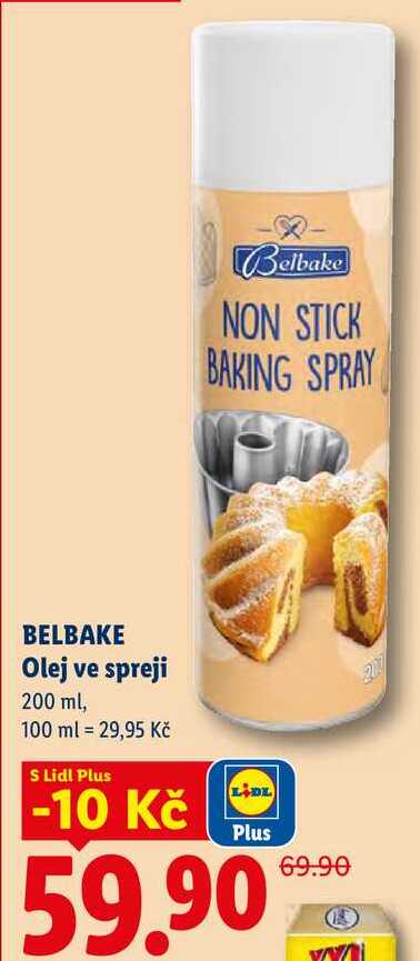 BELBAKE Olej ve spreji, 200 ml