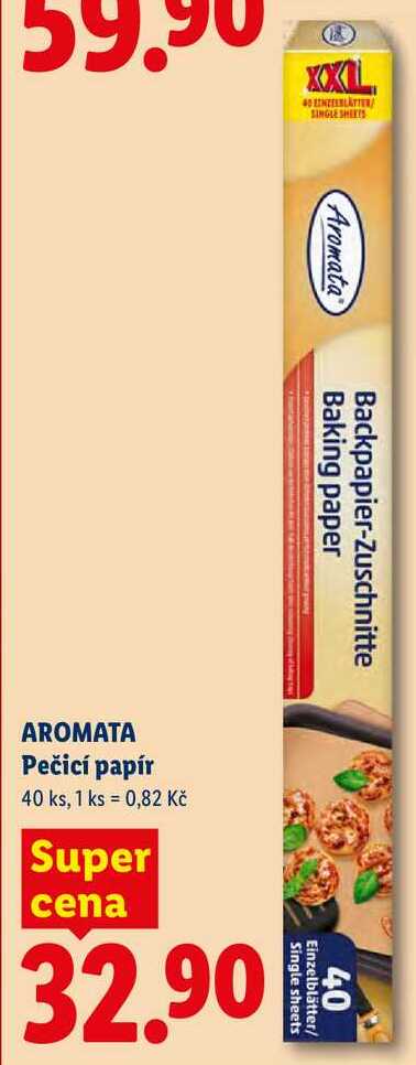AROMATA Pečicí papír, 40 ks