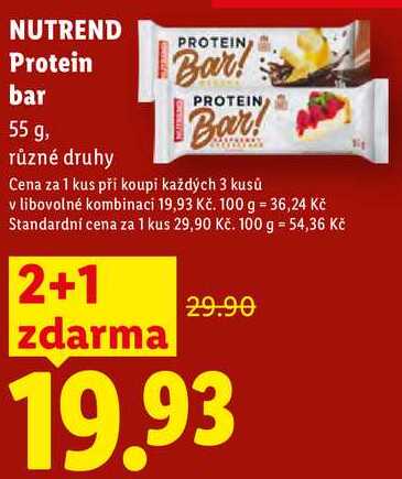 NUTREND Protein bar, 55 g 