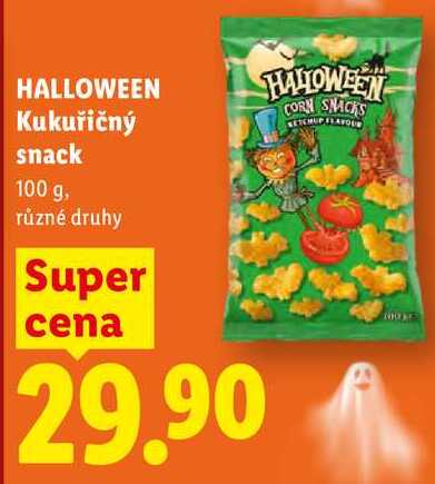 HALLOWEEN Kukuřičný snack, 100 g