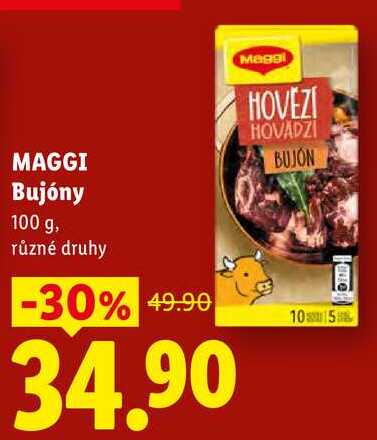 MAGGI Bujóny, 100 g, různé druhy