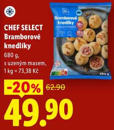 CHEF SELECT Bramborové knedlíky, 680 g
