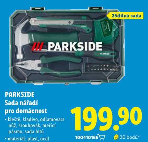 PARKSIDE Sada nářadí pro domácnost