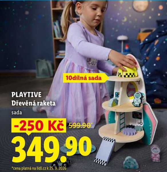 PLAYTIVE Dřevěná raketa Lidl
