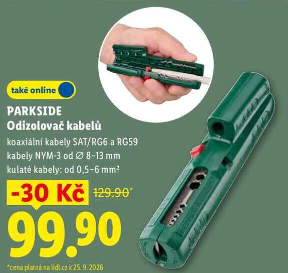PARKSIDE Odizolovač kabelů