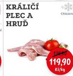 KRÁLIČÍ PLEC A HRUĎ 1kg