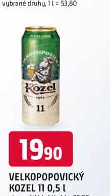 VELKOPOPOVICKÝ KOZEL 11 0,5 L plechovka
