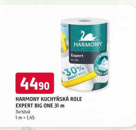 HARMONY KUCHYŇSKÁ ROLE EXPERT BIG ONE 31 m 3vrstvá Trefa
