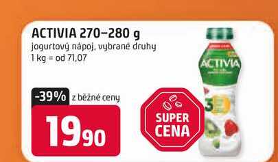 ACTIVIA 270-280 g jogurtový nápoj