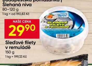 Sled'ové filety v remuládě 150 g