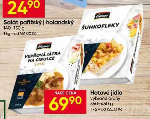 Hamé Hotové jídlo vybrané druhy 350-450 g