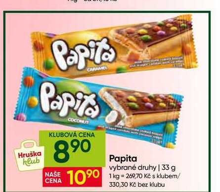 Papita vybrané druhy 33 g