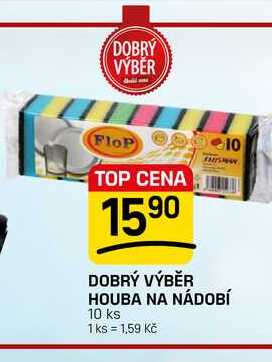 DOBRÝ VÝBĚR HOUBA NA NÁDOBÍ 10 ks FLOP TOP