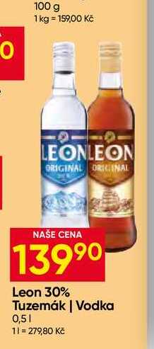 Leon 30% Tuzemák, Vodka 0,5l