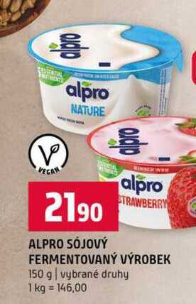 ALPRO SÓJOVÝ FERMENTOVANÝ VÝROBEK 150 g vybrané druhy