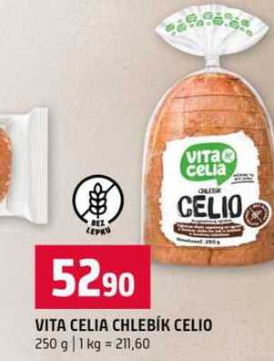 VITA CELIA CHLEBÍK CELIO 250 g 