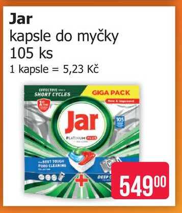 Jar kapsle do myčky 105 ks