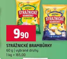 STRÁŽNICKÉ BRAMBŮRKY 60 g vybrané druhy 