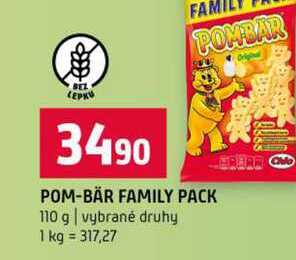 POM-BÄR FAMILY PACK 110 g vybrané druhy