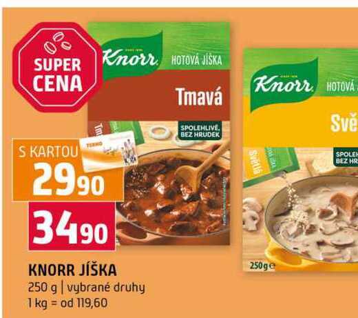 KNORR JÍŠKA 250 g vybrané druhy 
