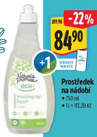 Prostředek na nádobí, 750 ml Albert
