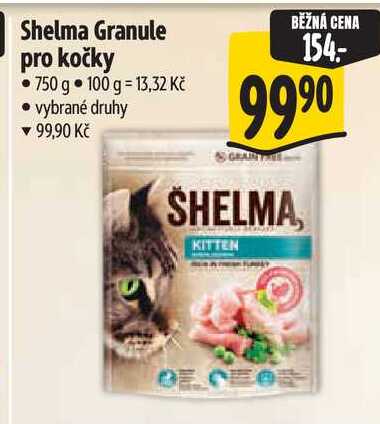 Shelma Granule pro kočky, 750 g