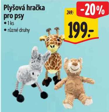 Plyšová hračka pro psy