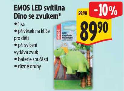 EMOS LED svítilna Dino se zvukem*