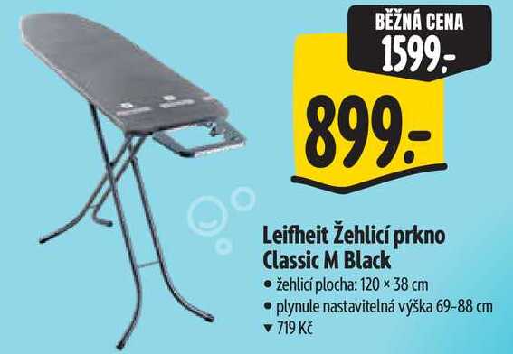 Leifheit Žehlicí prkno Classic M Black