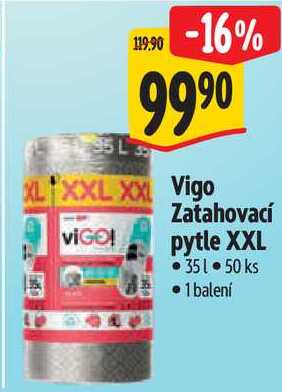 Vigo Zatahovací pytle XXL 35 l, 50 ks