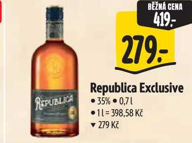 Republica Exclusive, 0,7 l