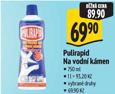Pulirapid Na vodní kámen, 750 ml Albert