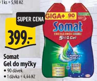 Somat Gel do myčky, 90 dávek Albert