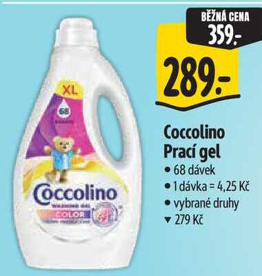 Coccolino Prací gel, 68 dávek Albert