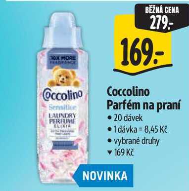 Coccolino Parfém na praní, 20 dávek