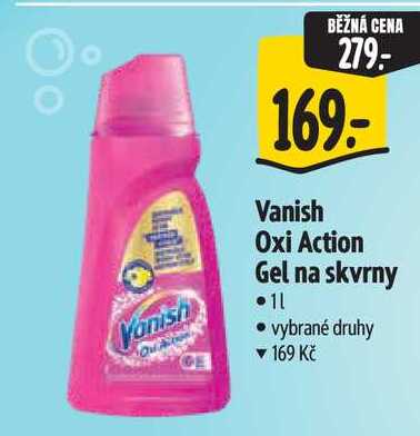 Vanish Oxi Action Gel na skvrny, 1 l
