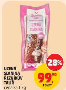 UZENÁ SLANINA ŘEZNÍKŮV TALÍŘ, 1 kg