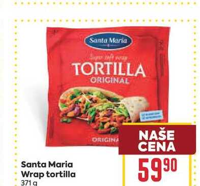 Santa Maria Wrap tortilla 371g