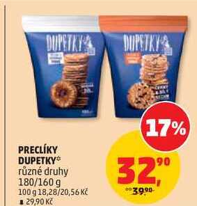 DUPETKY různé druhy, 180/160 g