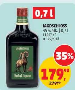 JAGDSCHLOSS 35% alk., 0,7 l