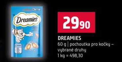 DREAMIES 60 g pochoutka pro kočky vybrané druhy