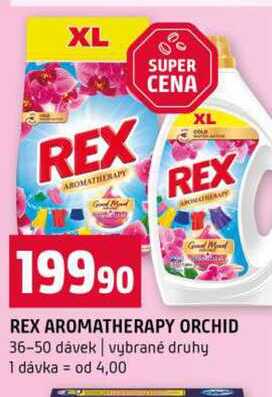 REX AROMATHERAPY ORCHID 36-50 dávek vybrané druhy
