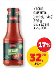 KEČUP GUSTITO jemný, 530 g